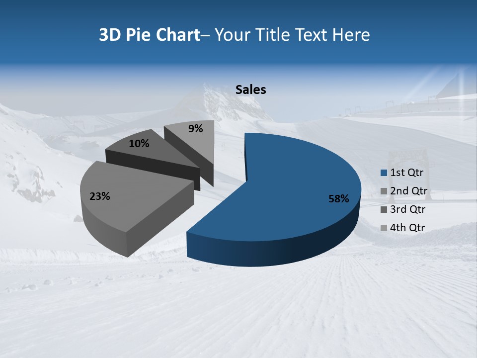 Icy Alpine Sky PowerPoint Template