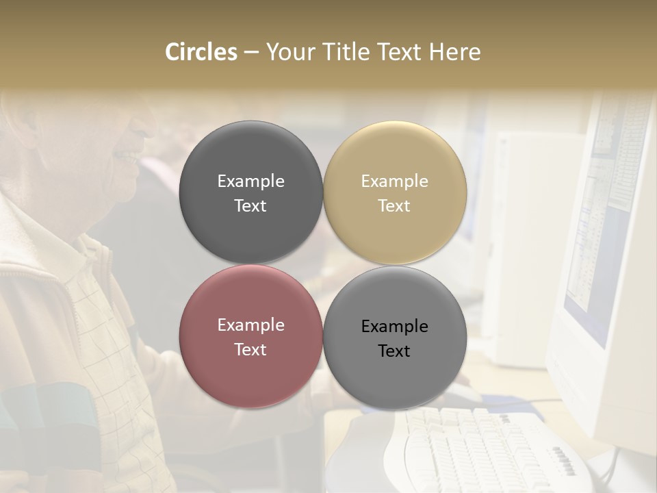 Man Silver Surfer Female PowerPoint Template