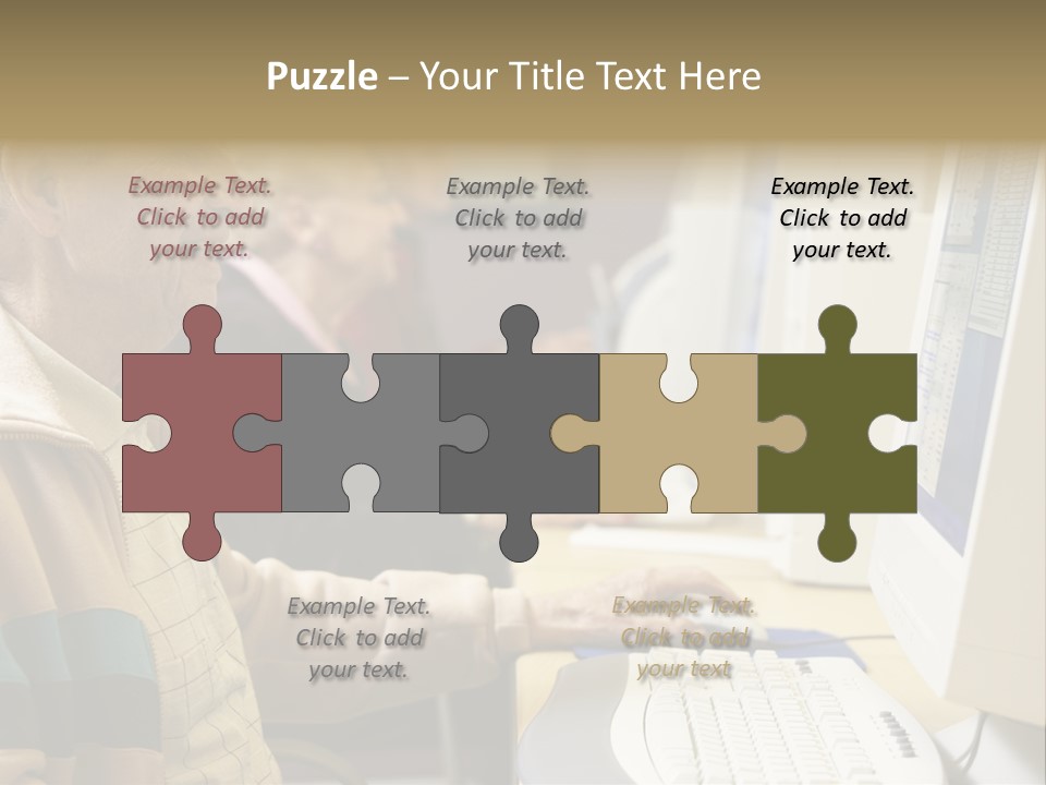 Man Silver Surfer Female PowerPoint Template