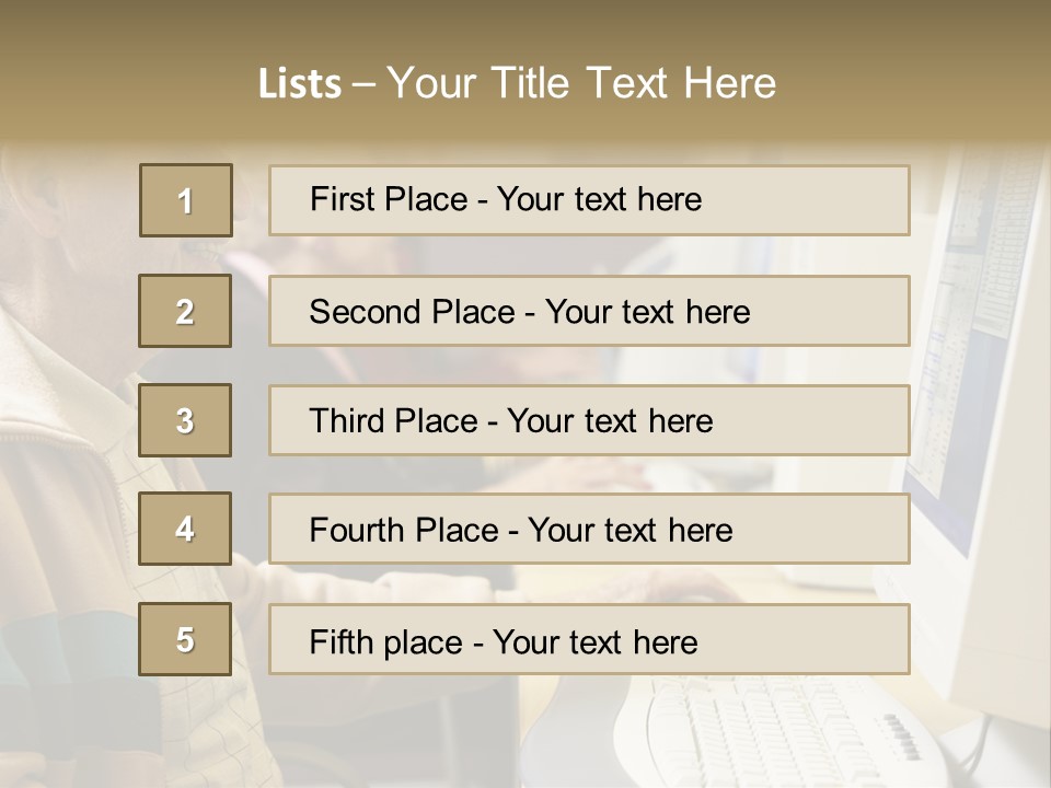 Man Silver Surfer Female PowerPoint Template