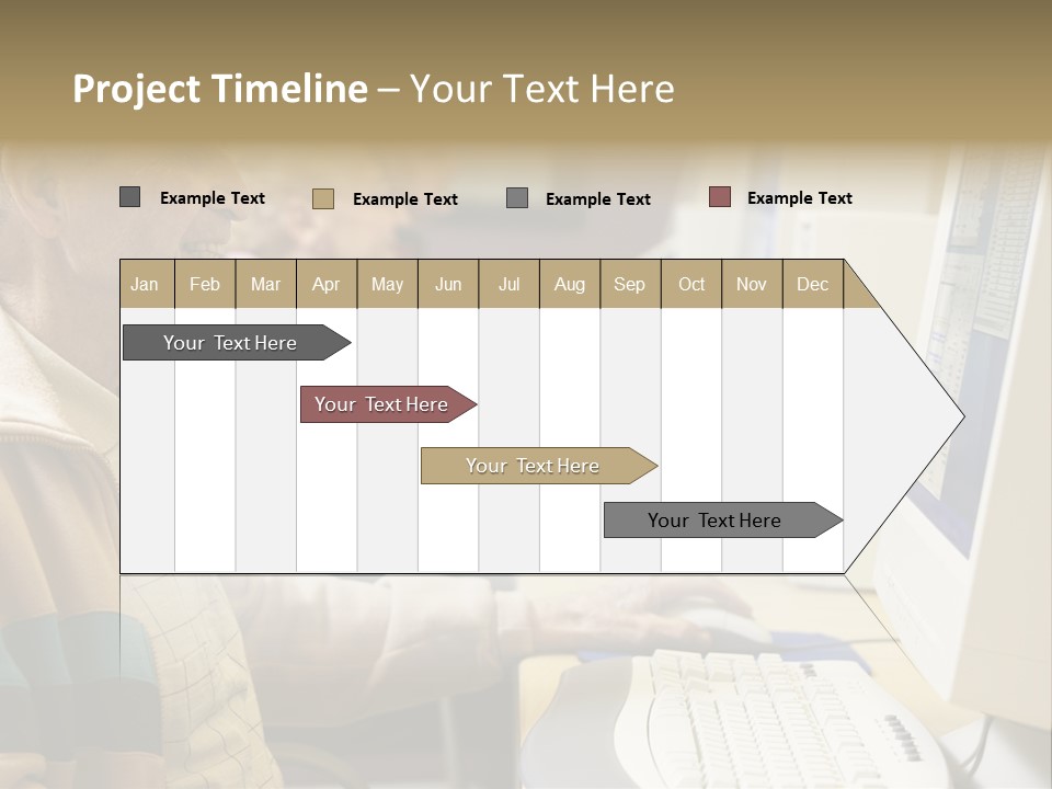 Man Silver Surfer Female PowerPoint Template