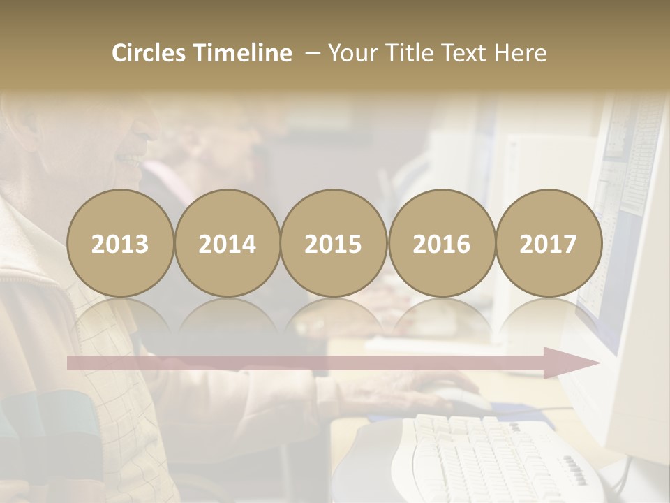 Man Silver Surfer Female PowerPoint Template