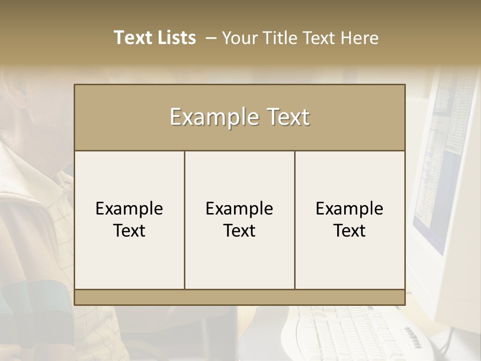 Man Silver Surfer Female PowerPoint Template
