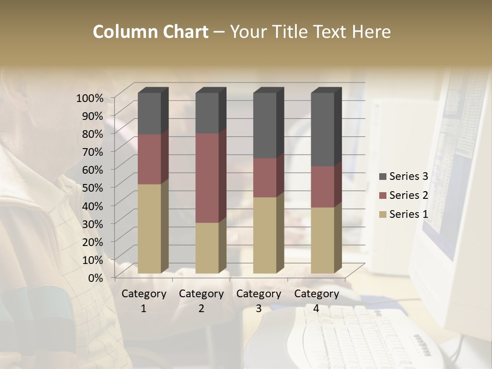 Man Silver Surfer Female PowerPoint Template