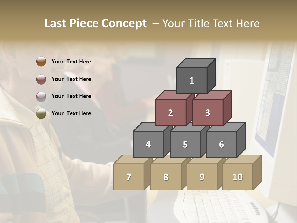 Man Silver Surfer Female PowerPoint Template