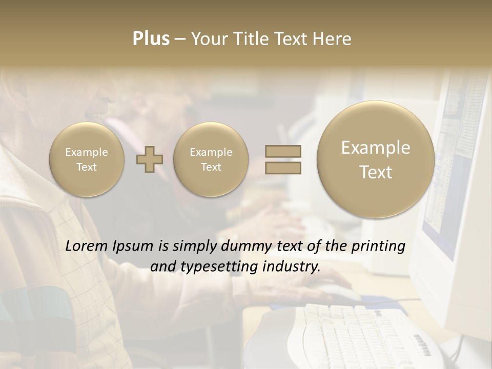 Man Silver Surfer Female PowerPoint Template