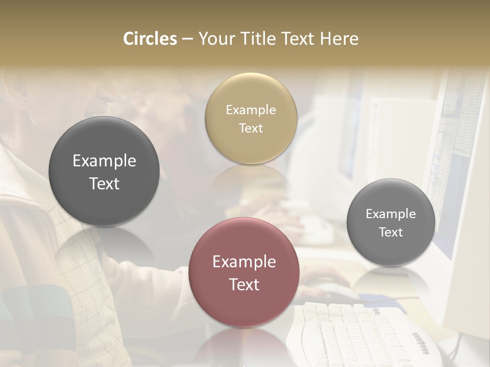 Man Silver Surfer Female PowerPoint Template