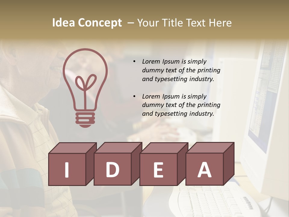 Man Silver Surfer Female PowerPoint Template