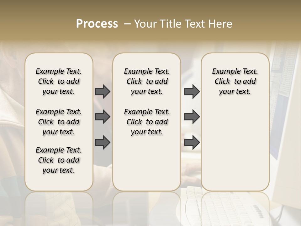 Man Silver Surfer Female PowerPoint Template
