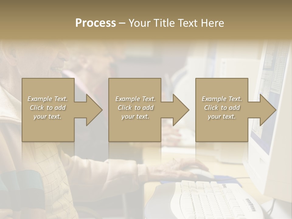 Man Silver Surfer Female PowerPoint Template