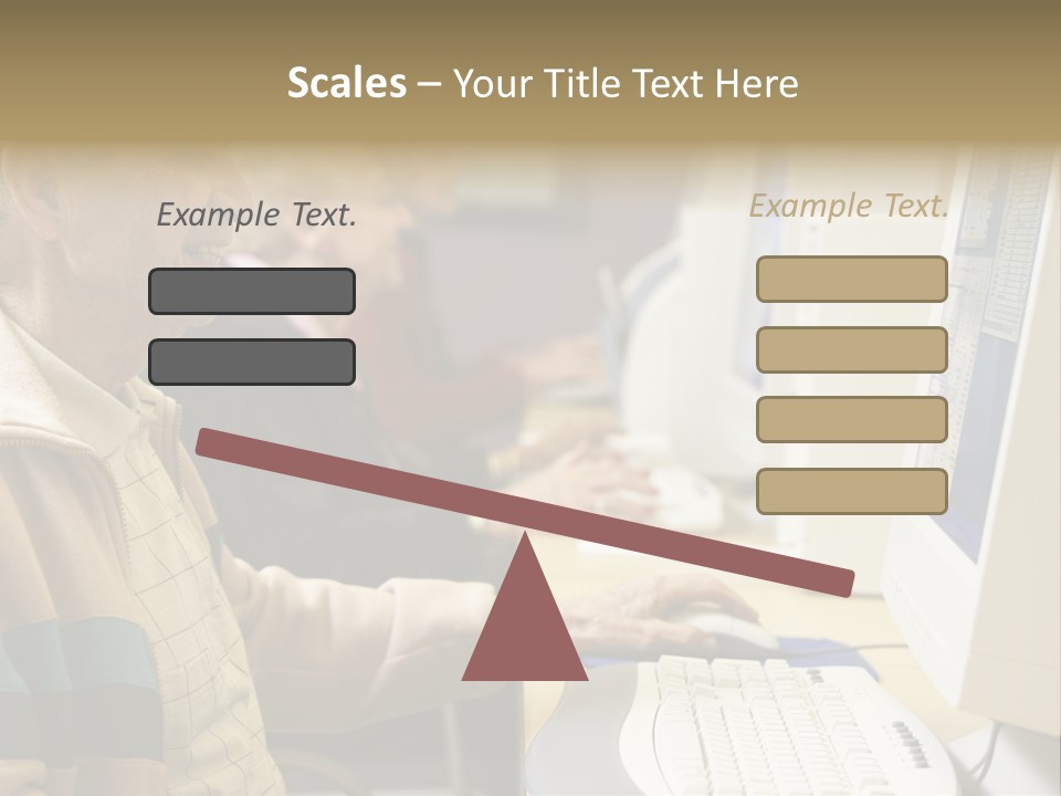 Man Silver Surfer Female PowerPoint Template