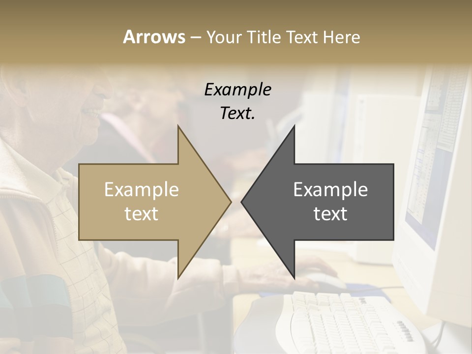 Man Silver Surfer Female PowerPoint Template