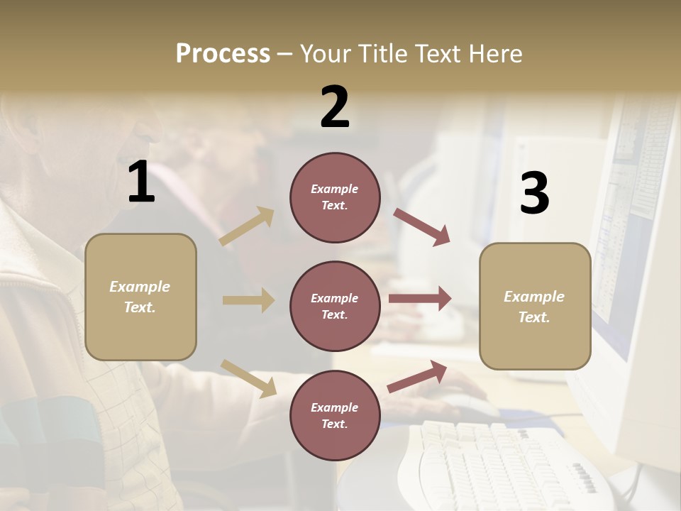 Man Silver Surfer Female PowerPoint Template