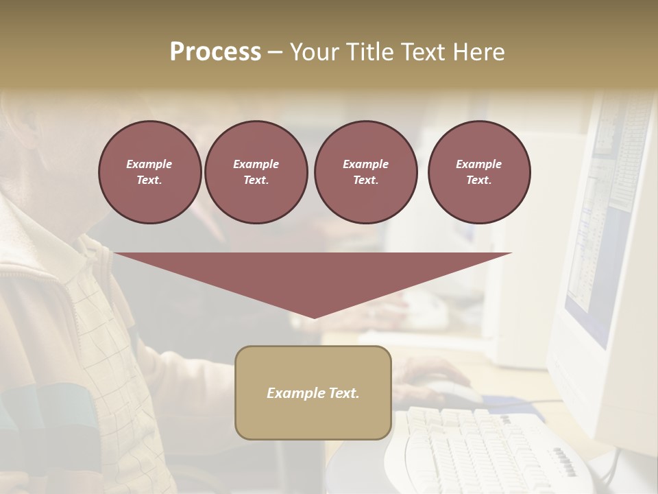 Man Silver Surfer Female PowerPoint Template