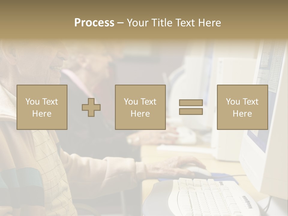 Man Silver Surfer Female PowerPoint Template