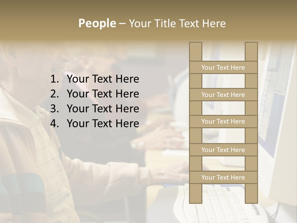 Man Silver Surfer Female PowerPoint Template