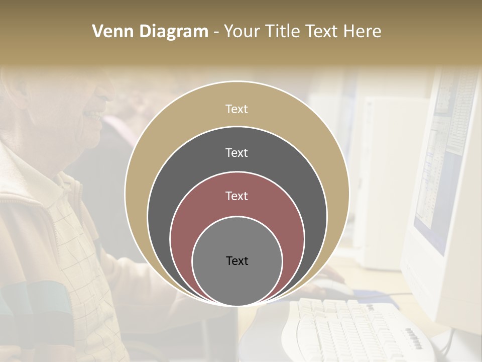 Man Silver Surfer Female PowerPoint Template