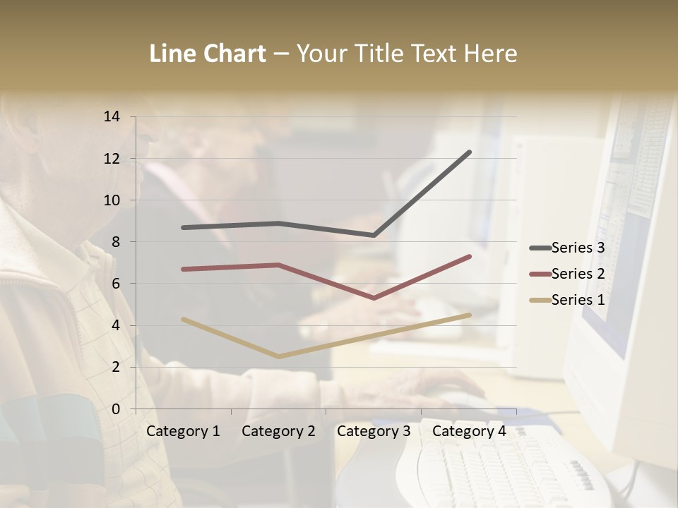 Man Silver Surfer Female PowerPoint Template