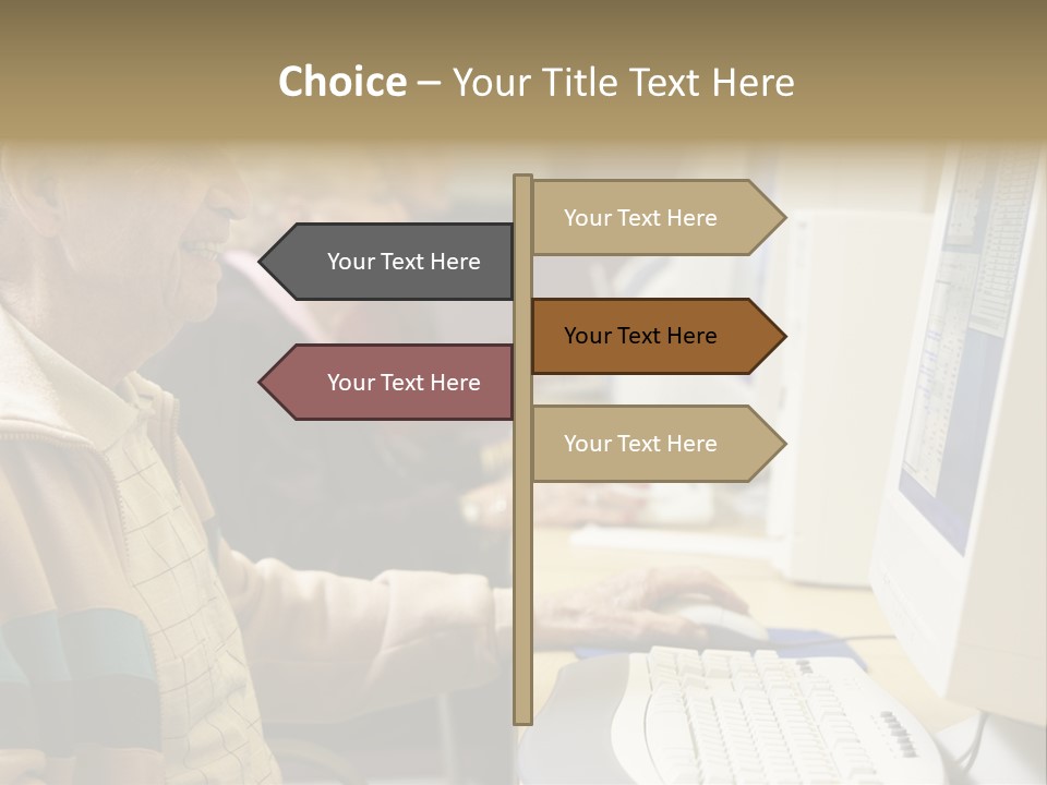 Man Silver Surfer Female PowerPoint Template