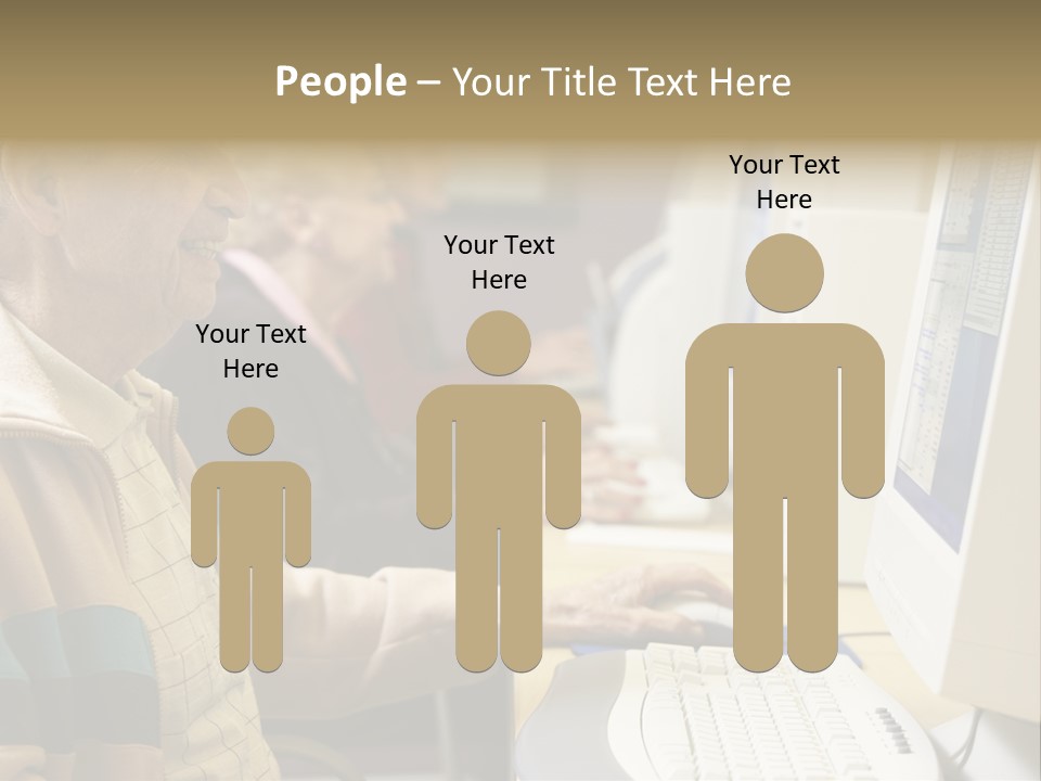 Man Silver Surfer Female PowerPoint Template