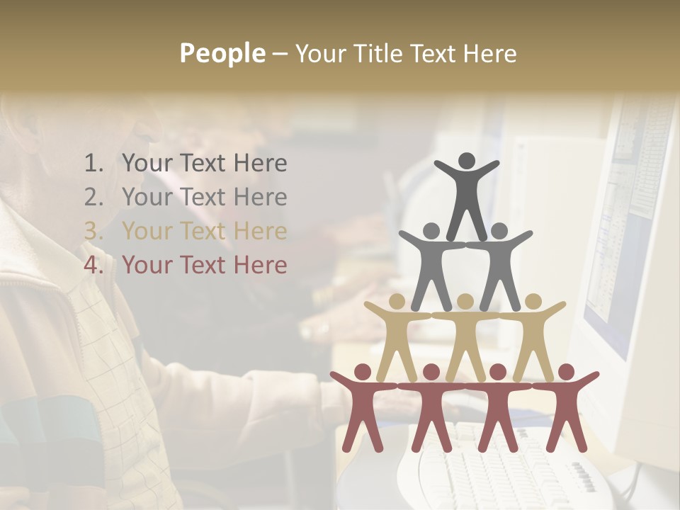 Man Silver Surfer Female PowerPoint Template