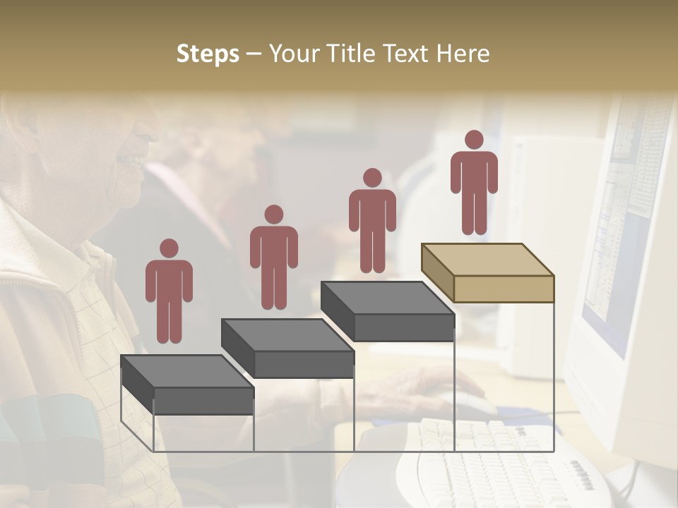 Man Silver Surfer Female PowerPoint Template