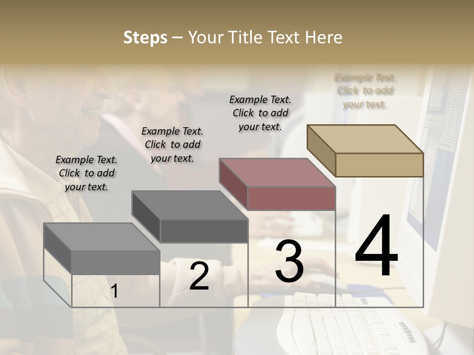 Man Silver Surfer Female PowerPoint Template