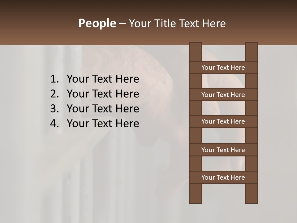 Imprisoned Alone Anger PowerPoint Template