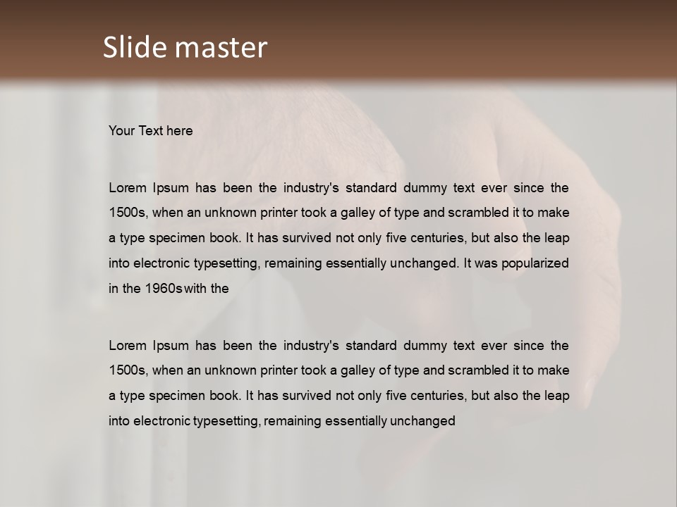 Jail Captive Cell PowerPoint Template