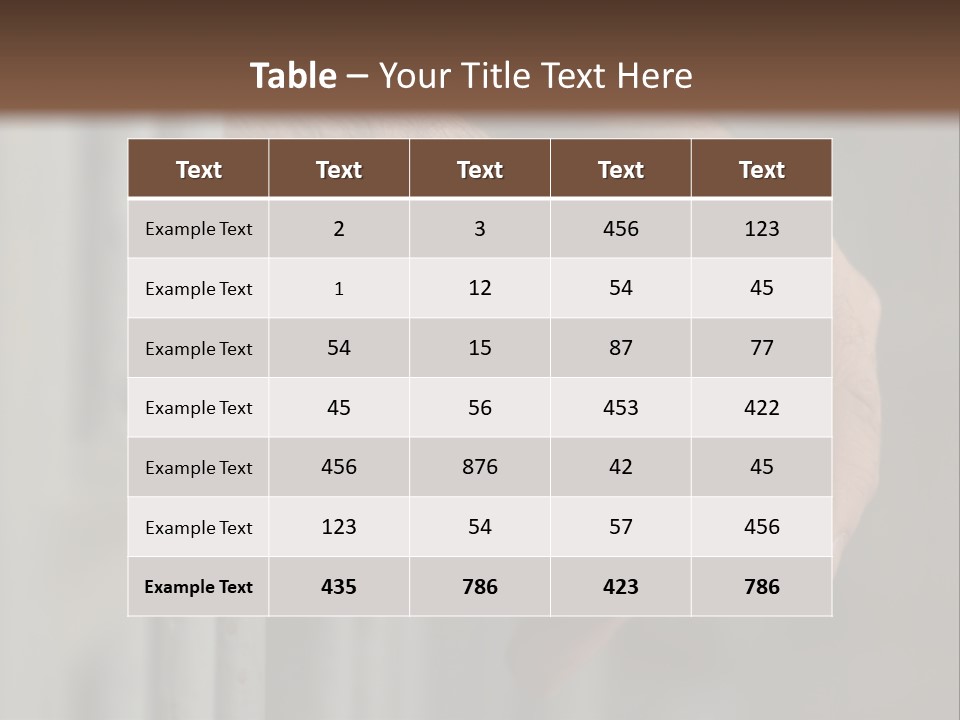Jail Captive Cell PowerPoint Template