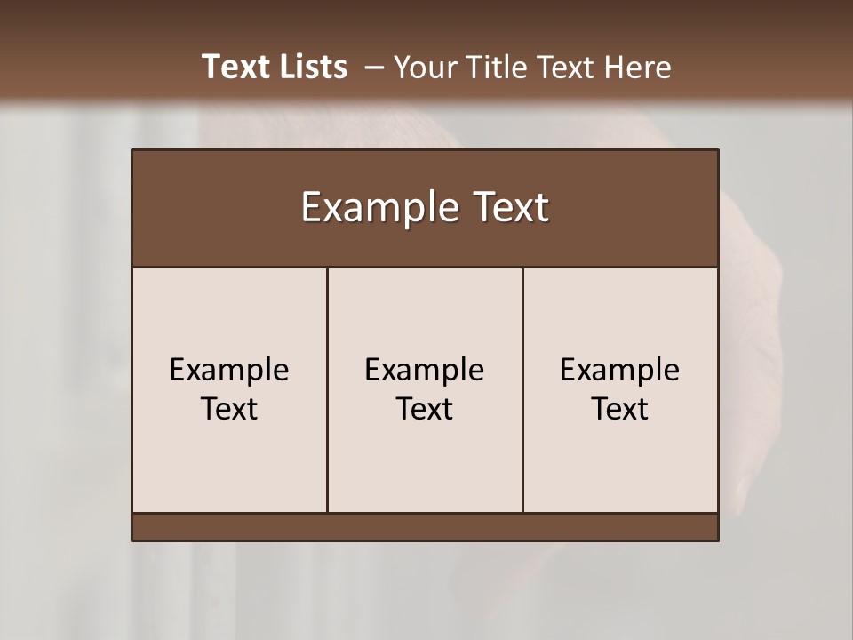 Jail Captive Cell PowerPoint Template