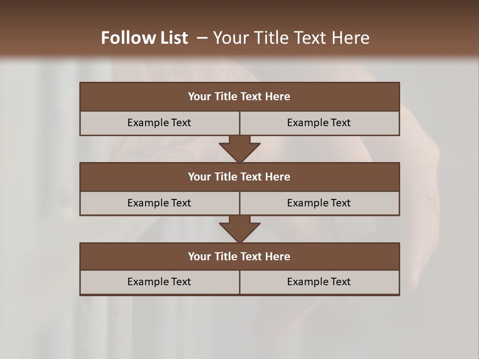 Jail Captive Cell PowerPoint Template