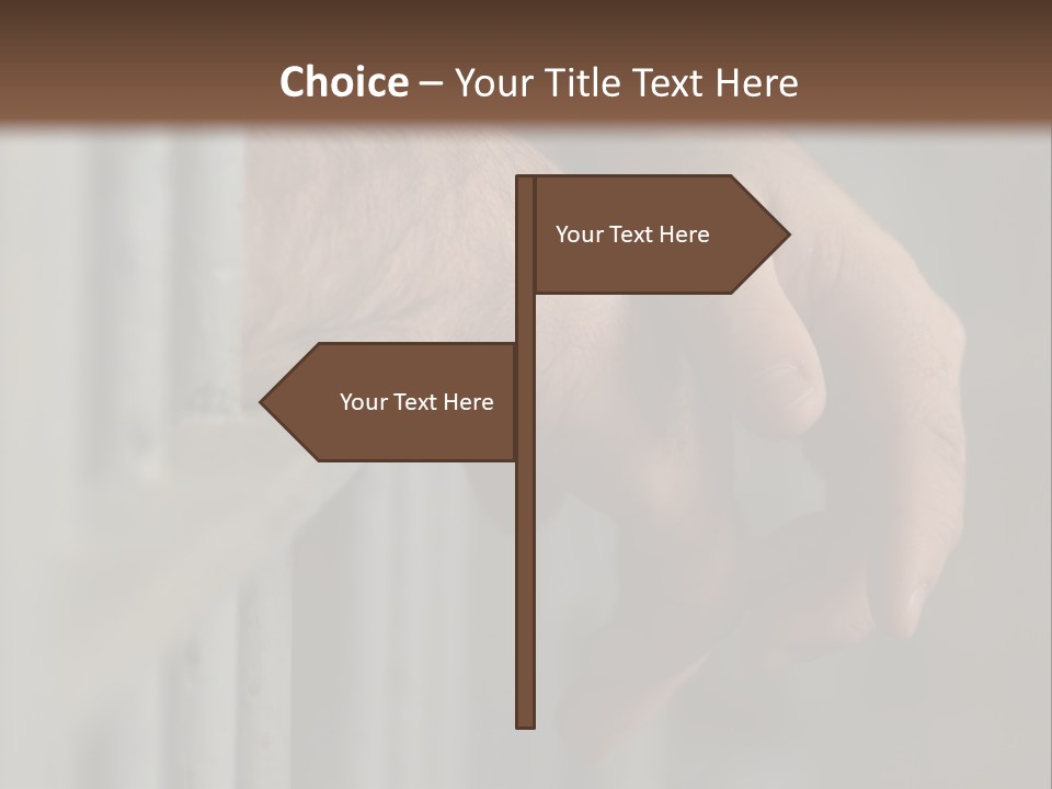 Jail Captive Cell PowerPoint Template