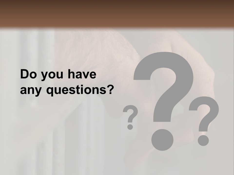 Jail Captive Cell PowerPoint Template