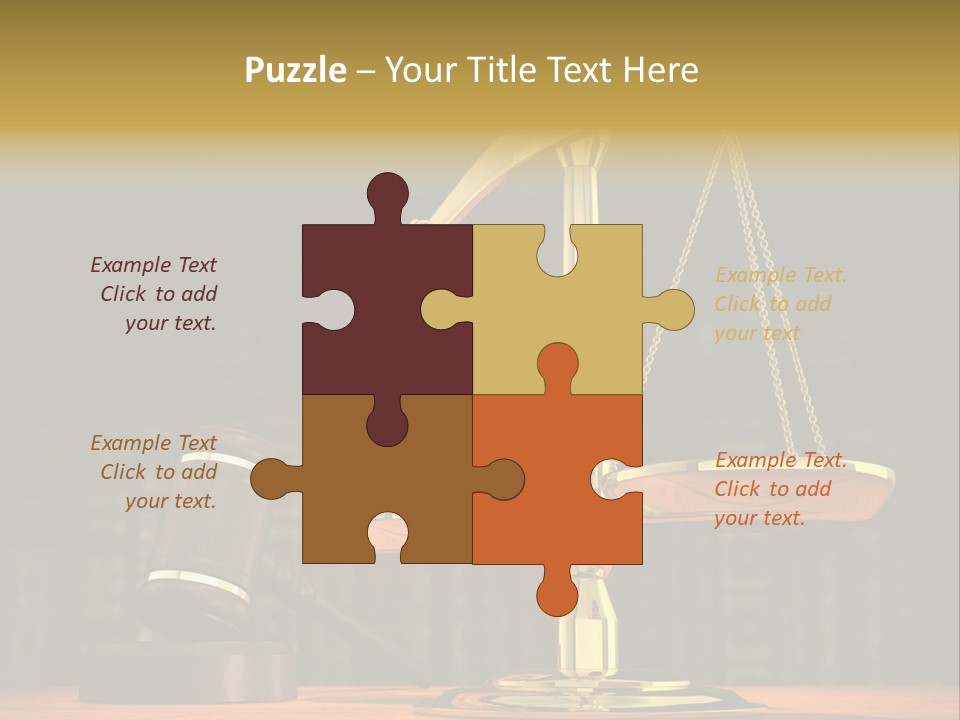 Sentence Legal Antique PowerPoint Template