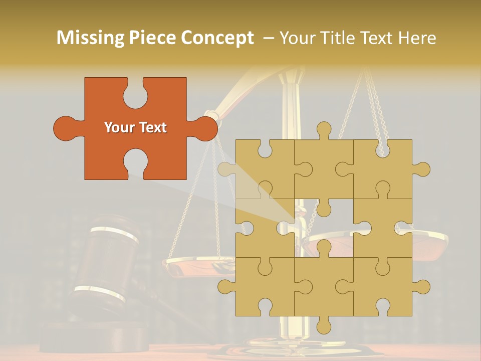 Sentence Legal Antique PowerPoint Template