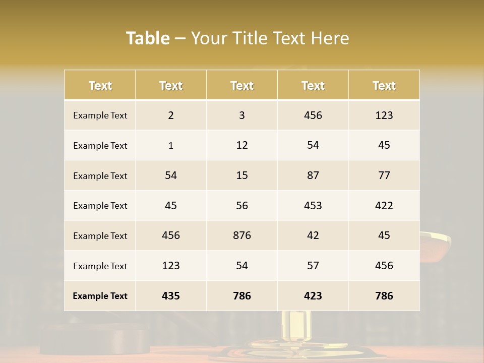 Sentence Legal Antique PowerPoint Template