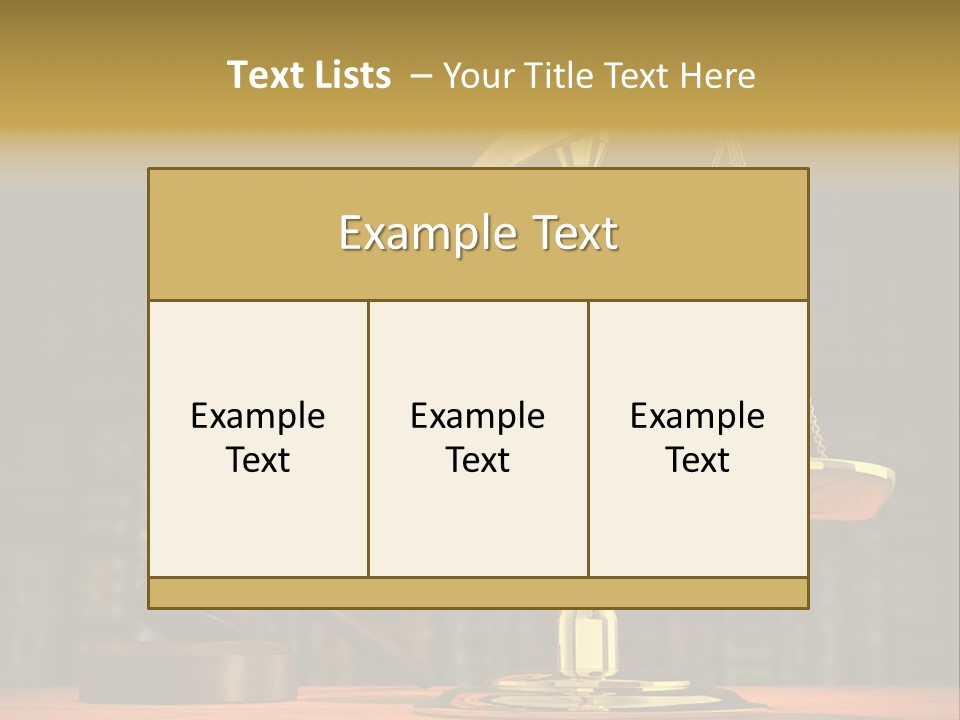 Sentence Legal Antique PowerPoint Template