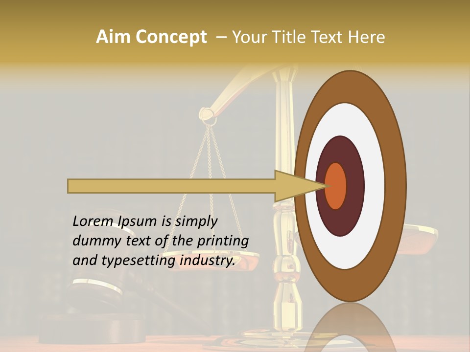 Sentence Legal Antique PowerPoint Template