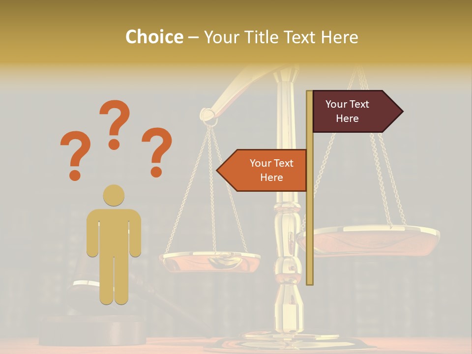 Sentence Legal Antique PowerPoint Template