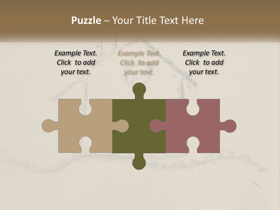 House Sand Build PowerPoint Template