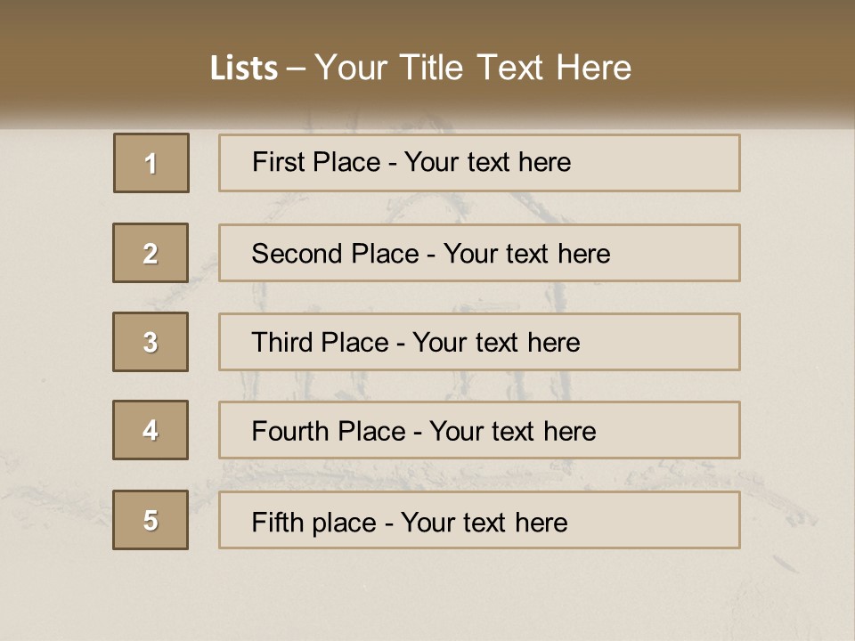 House Sand Build PowerPoint Template