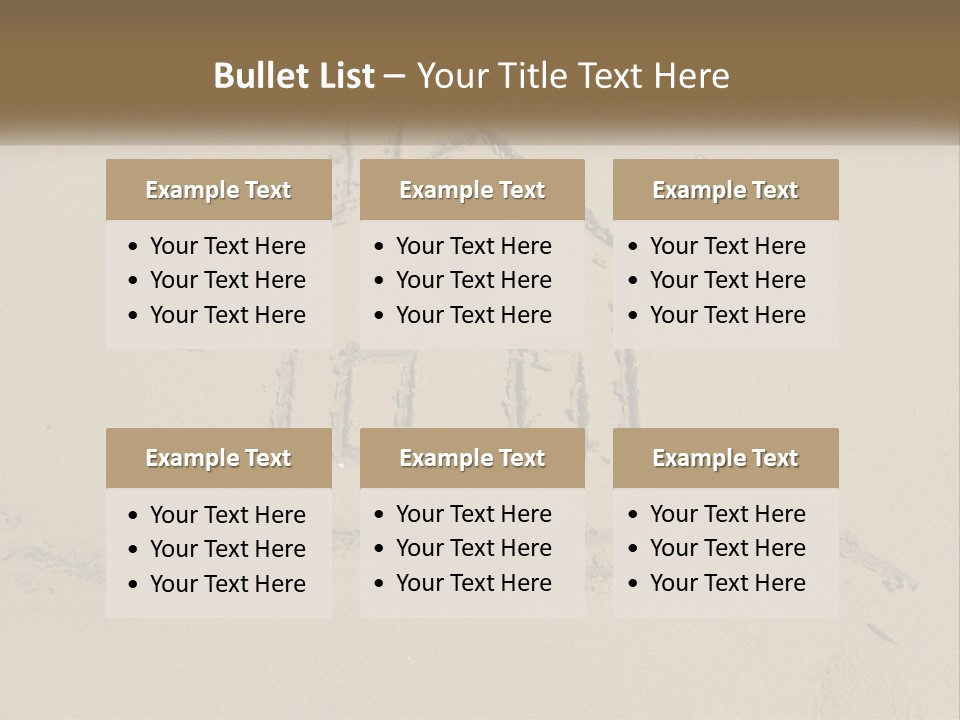 House Sand Build PowerPoint Template