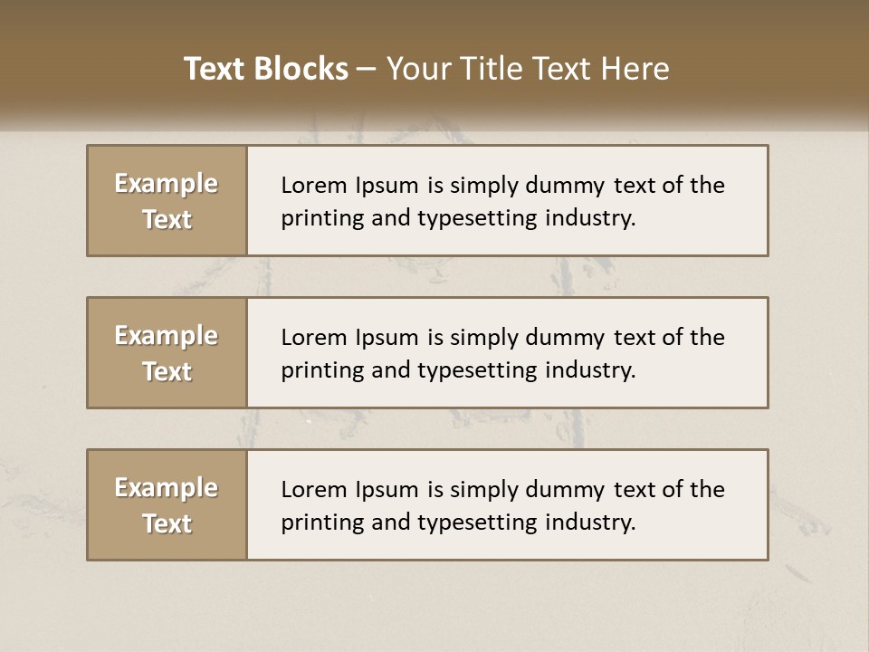 House Sand Build PowerPoint Template