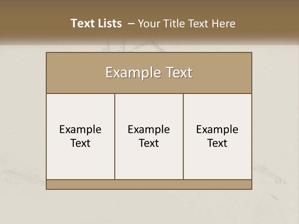 House Sand Build PowerPoint Template