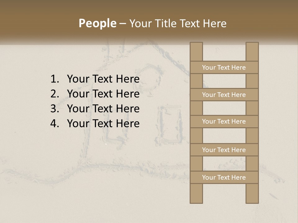 House Sand Build PowerPoint Template