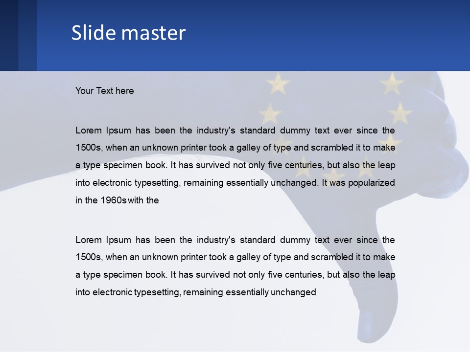 Painting Forecast Bodypainting PowerPoint Template