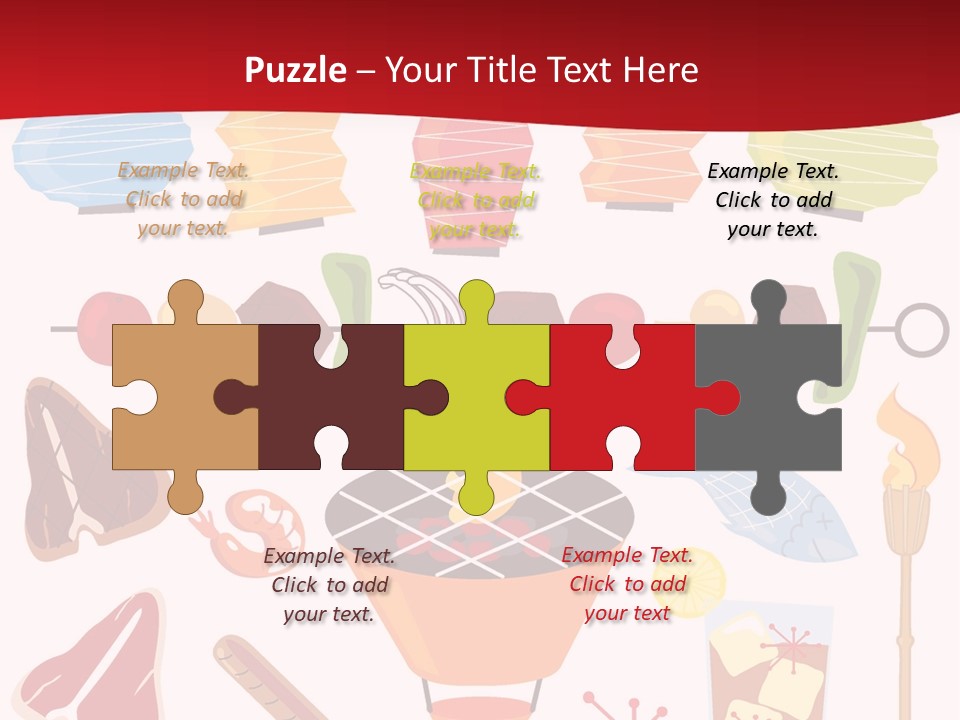 Cooking Barbecue Grill PowerPoint Template