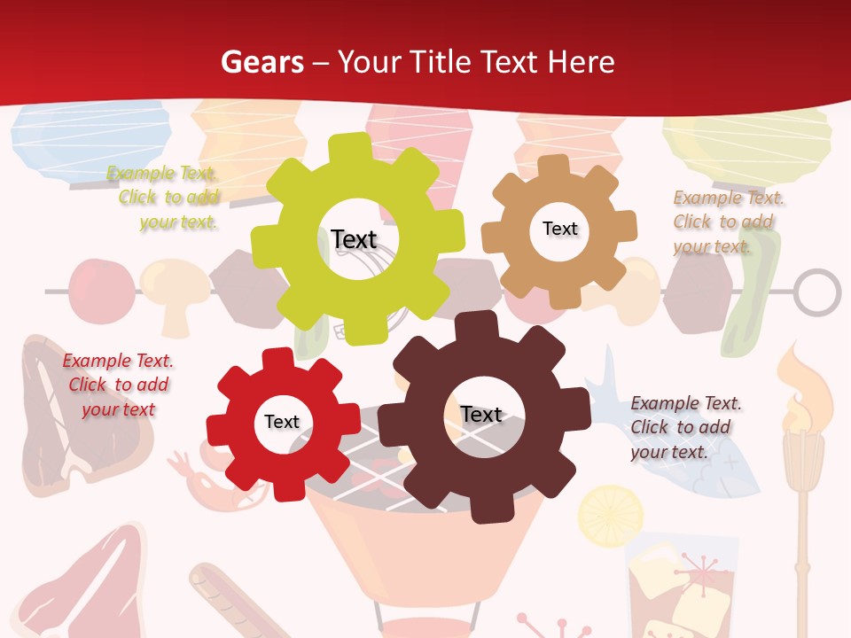 Cooking Barbecue Grill PowerPoint Template