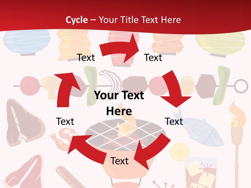 Cooking Barbecue Grill PowerPoint Template